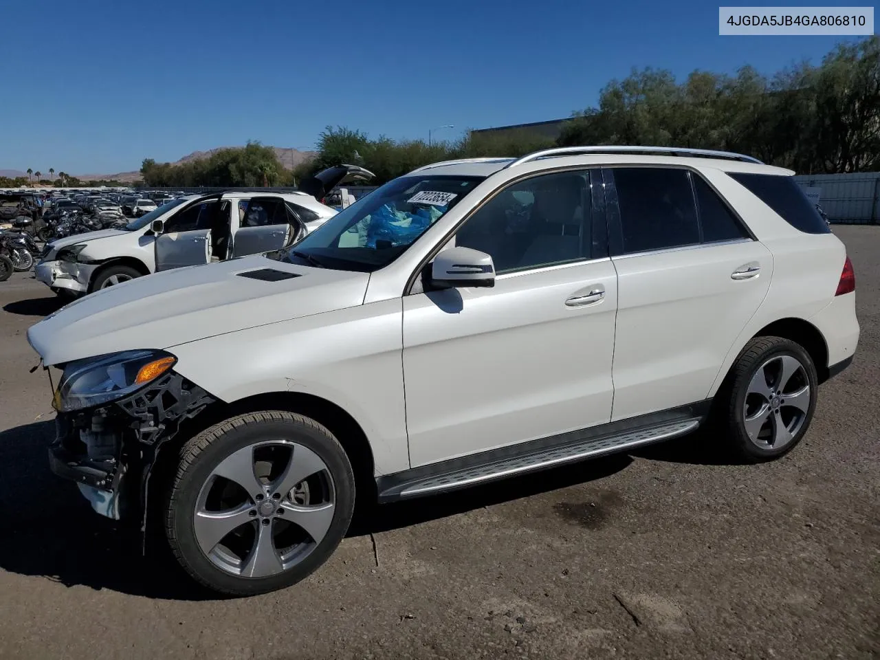 2016 Mercedes-Benz Gle 350 VIN: 4JGDA5JB4GA806810 Lot: 72223654