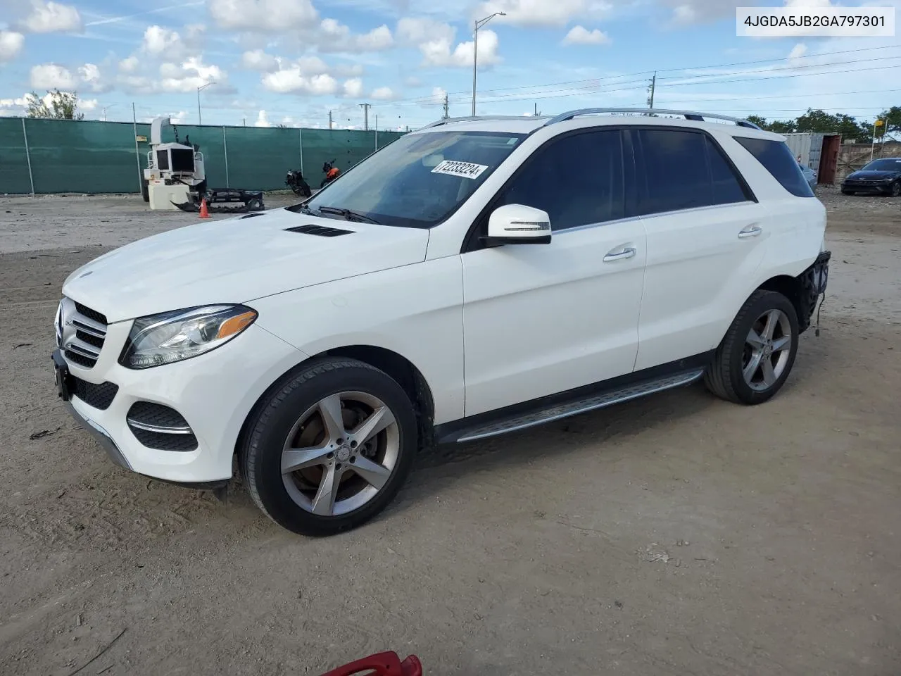 2016 Mercedes-Benz Gle 350 VIN: 4JGDA5JB2GA797301 Lot: 72233224