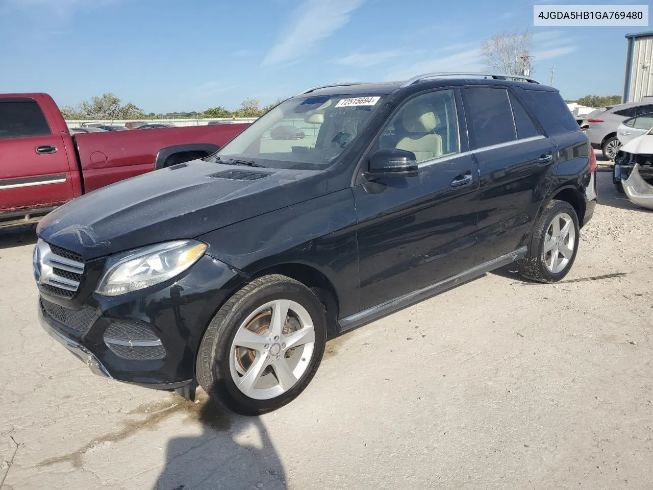 2016 Mercedes-Benz Gle 350 4Matic VIN: 4JGDA5HB1GA769480 Lot: 72515694