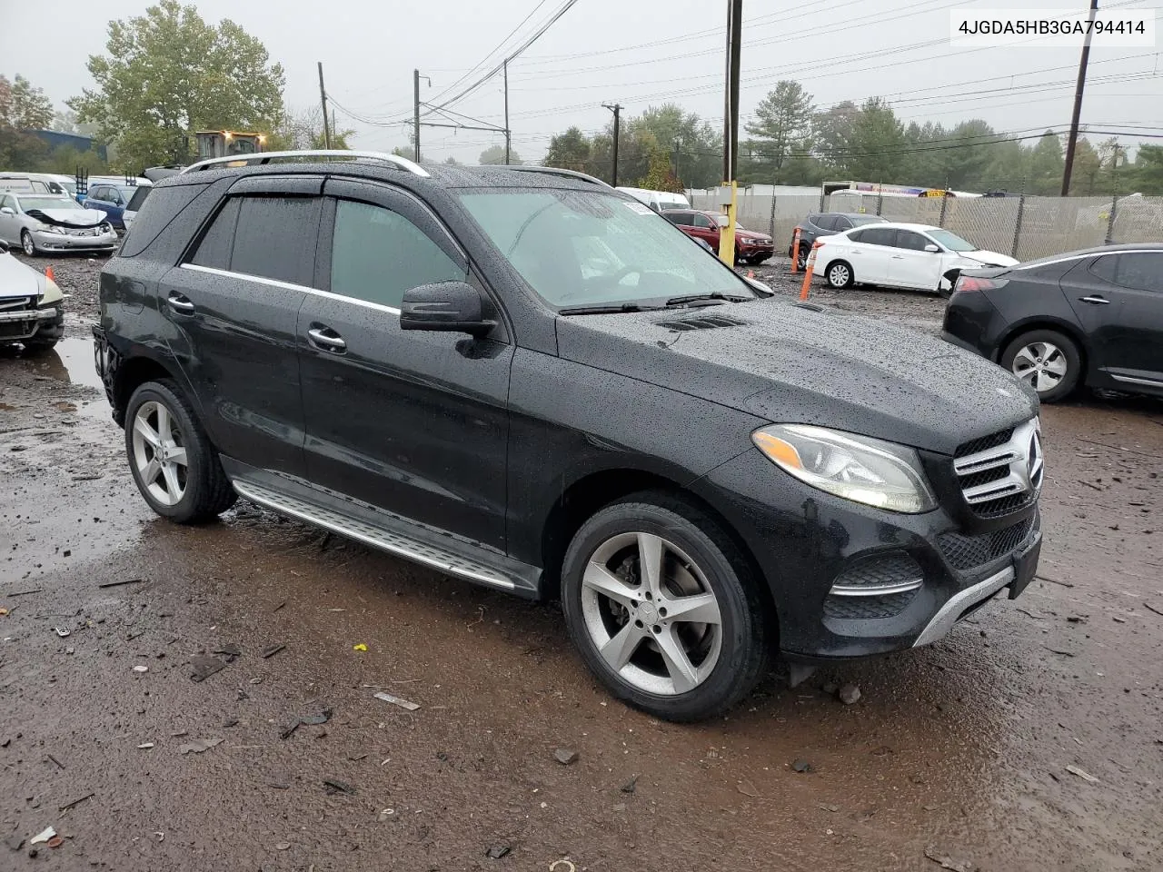 2016 Mercedes-Benz Gle 350 4Matic VIN: 4JGDA5HB3GA794414 Lot: 73091634