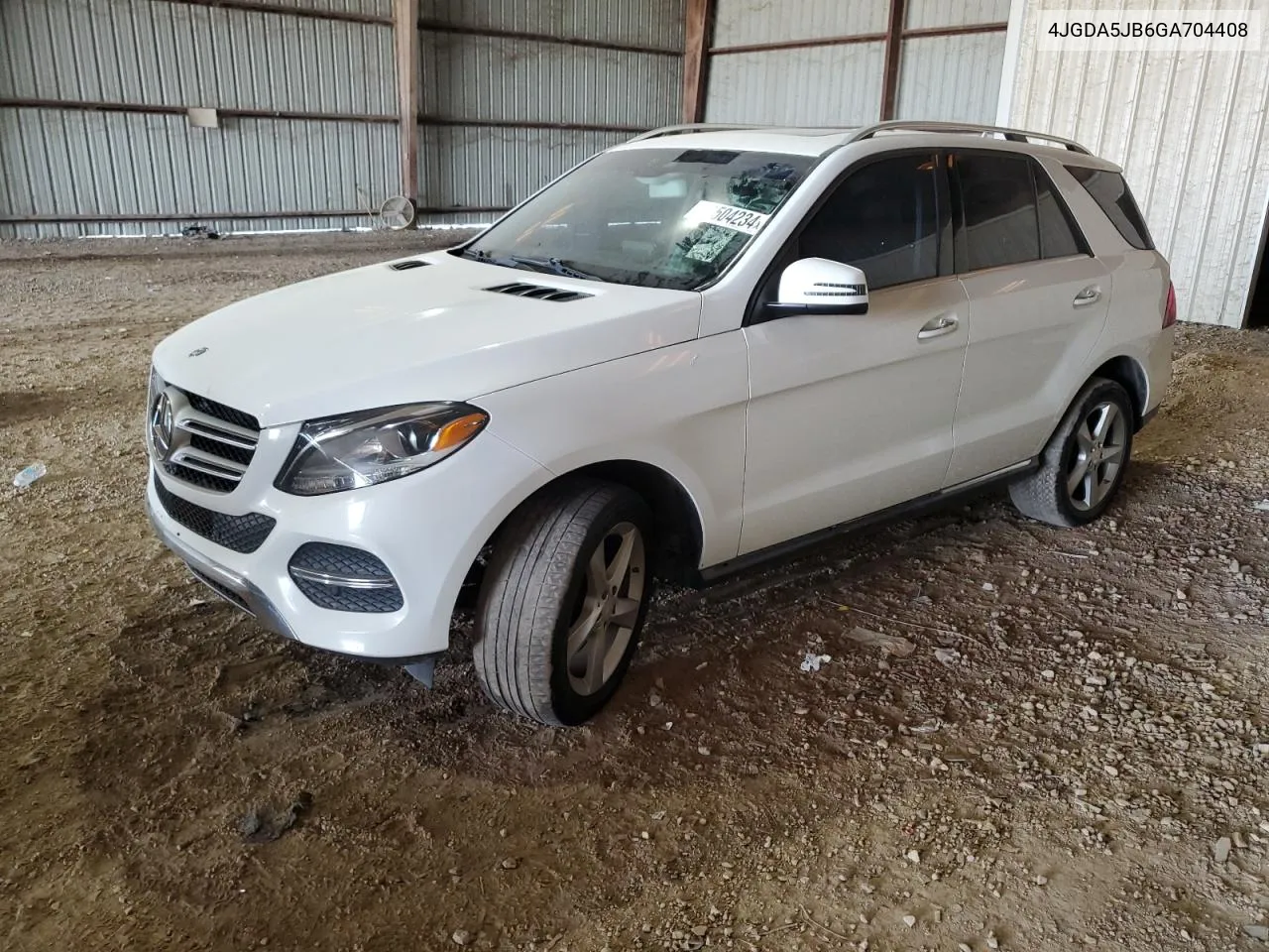 2016 Mercedes-Benz Gle 350 VIN: 4JGDA5JB6GA704408 Lot: 73504234