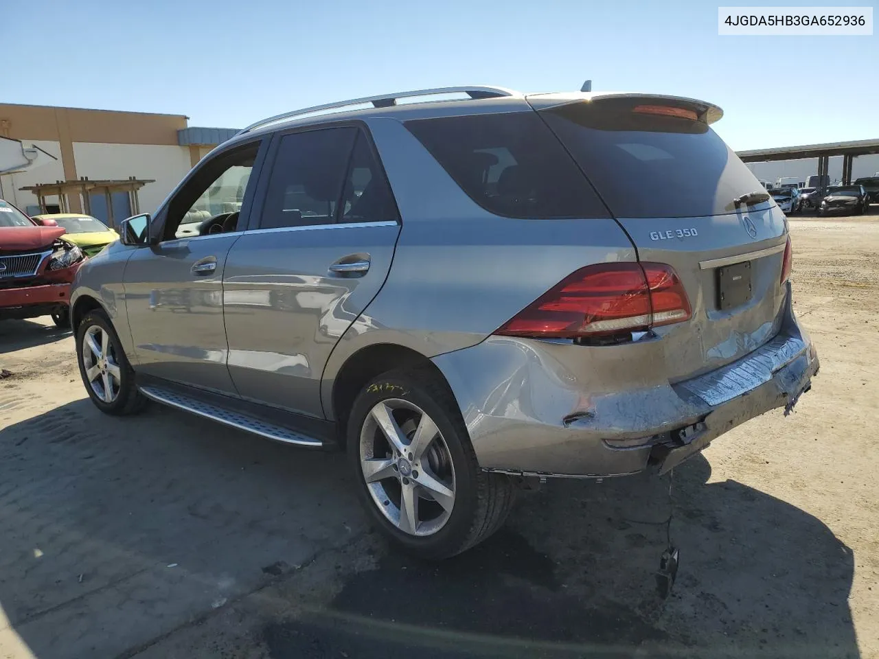 2016 Mercedes-Benz Gle 350 4Matic VIN: 4JGDA5HB3GA652936 Lot: 73520584