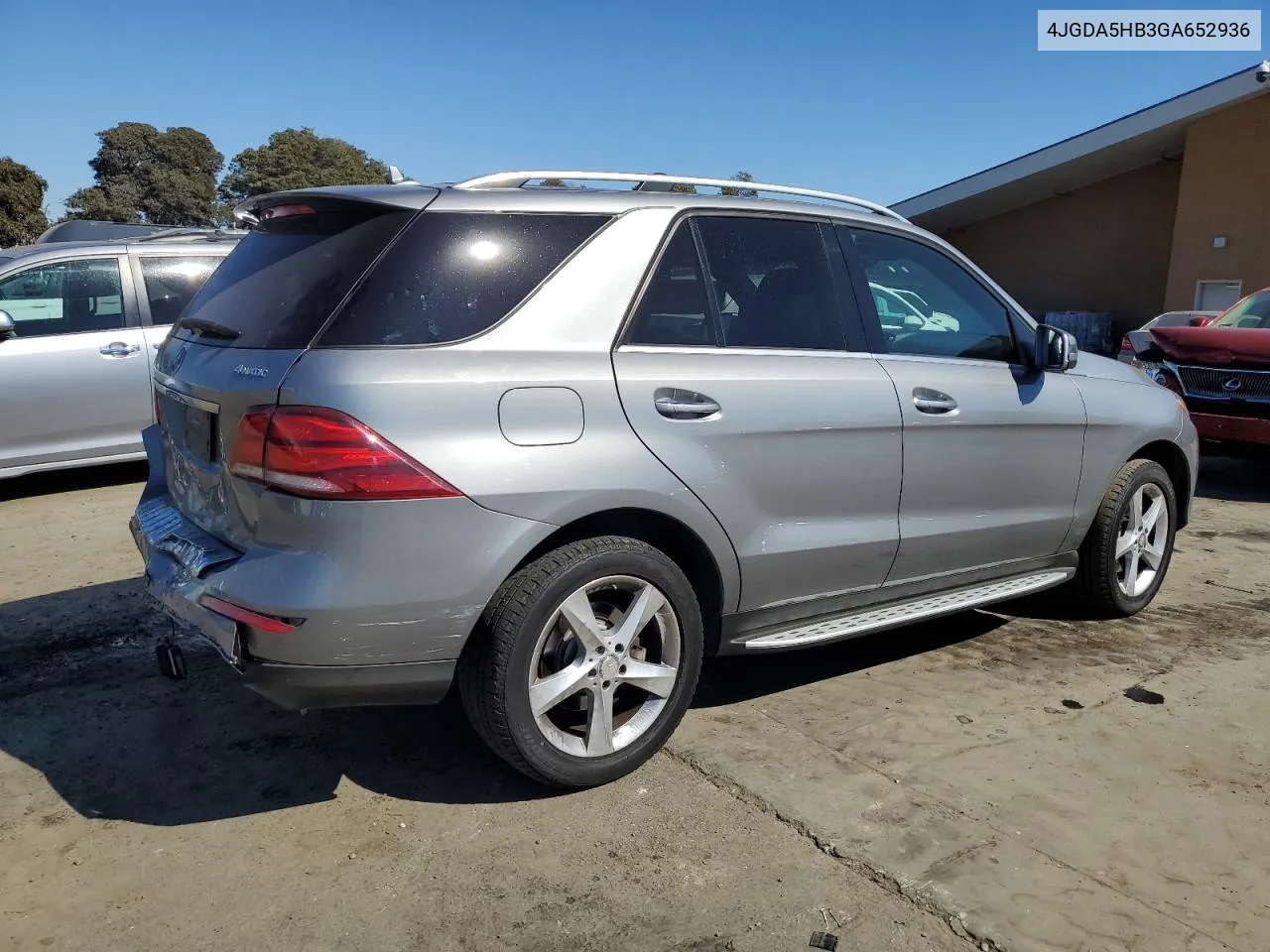 2016 Mercedes-Benz Gle 350 4Matic VIN: 4JGDA5HB3GA652936 Lot: 73520584