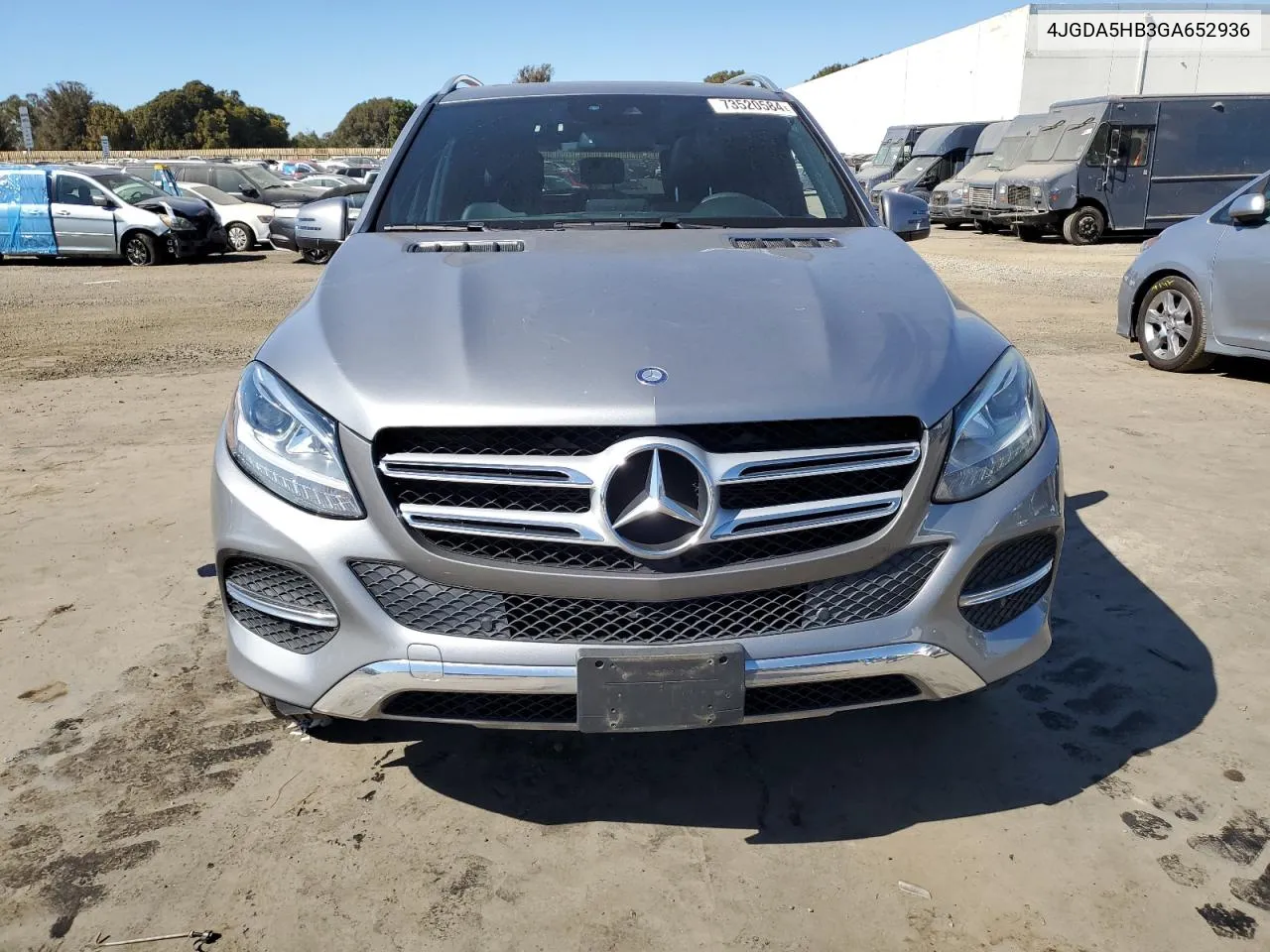 2016 Mercedes-Benz Gle 350 4Matic VIN: 4JGDA5HB3GA652936 Lot: 73520584