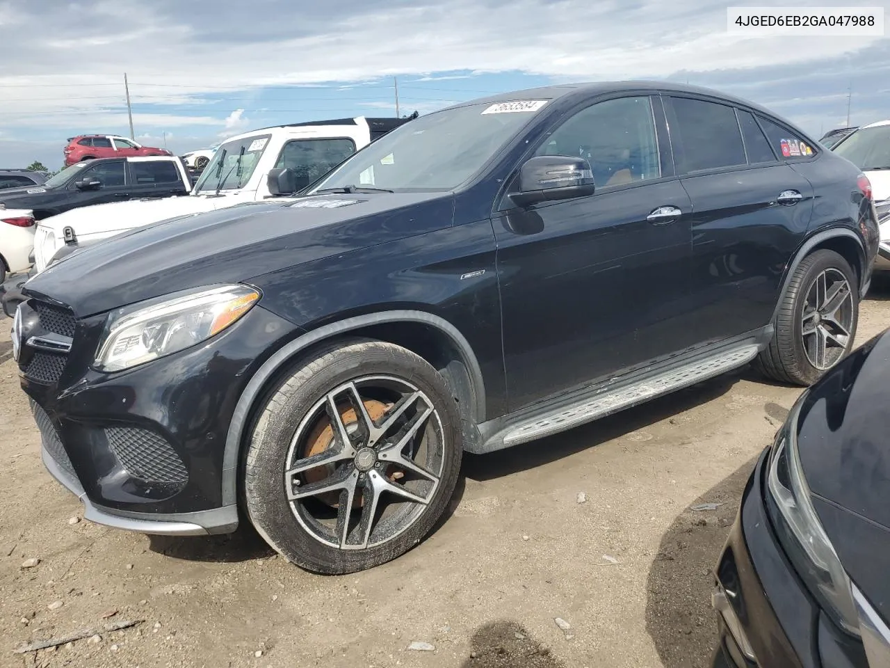 2016 Mercedes-Benz Gle Coupe 450 4Matic VIN: 4JGED6EB2GA047988 Lot: 73653584