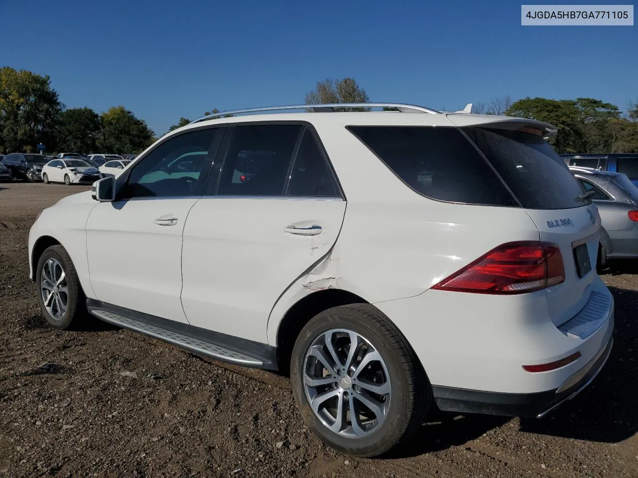 2016 Mercedes-Benz Gle 350 4Matic VIN: 4JGDA5HB7GA771105 Lot: 74494504