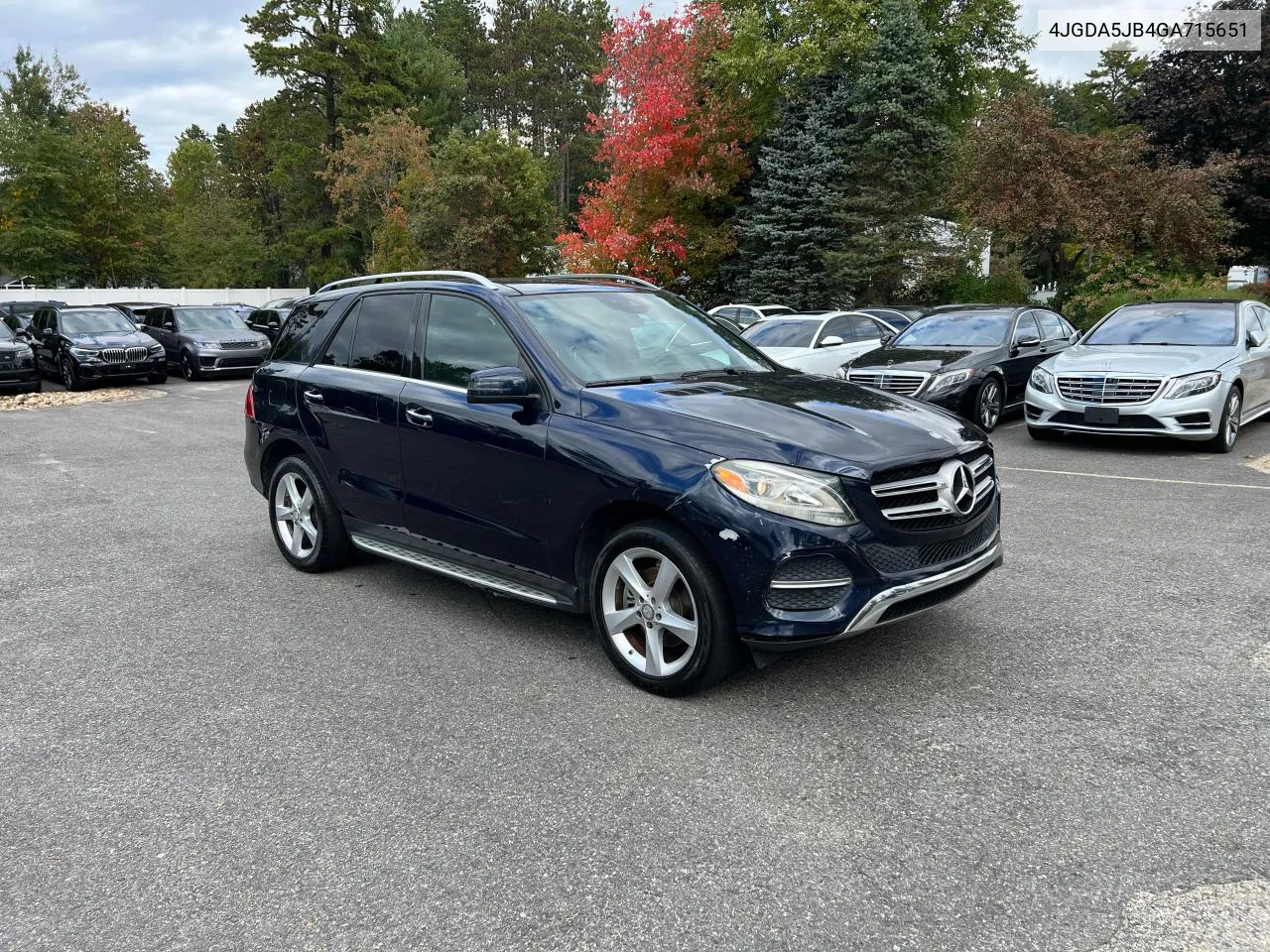 2016 Mercedes-Benz Gle 350 VIN: 4JGDA5JB4GA715651 Lot: 74595844