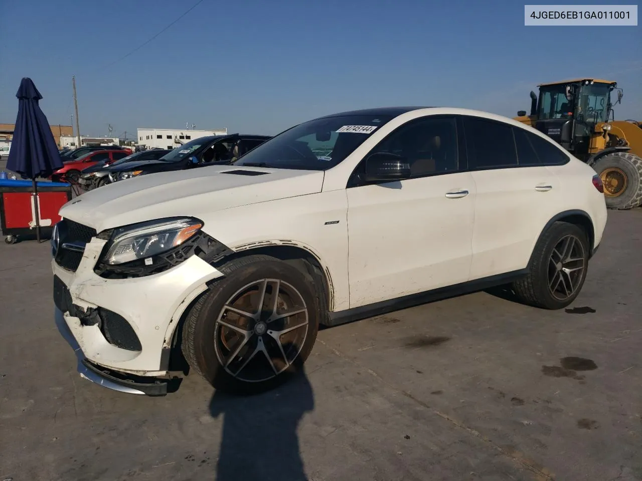 2016 Mercedes-Benz Gle Coupe 450 4Matic VIN: 4JGED6EB1GA011001 Lot: 74745144