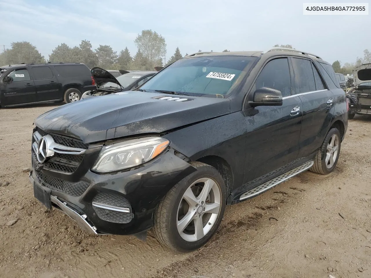 2016 Mercedes-Benz Gle 350 4Matic VIN: 4JGDA5HB4GA772955 Lot: 74755924