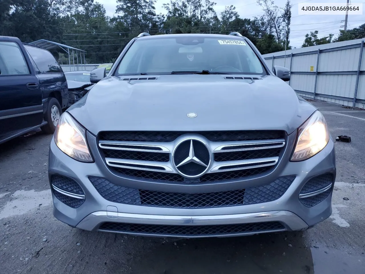 2016 Mercedes-Benz Gle 350 VIN: 4JGDA5JB1GA669664 Lot: 75457854