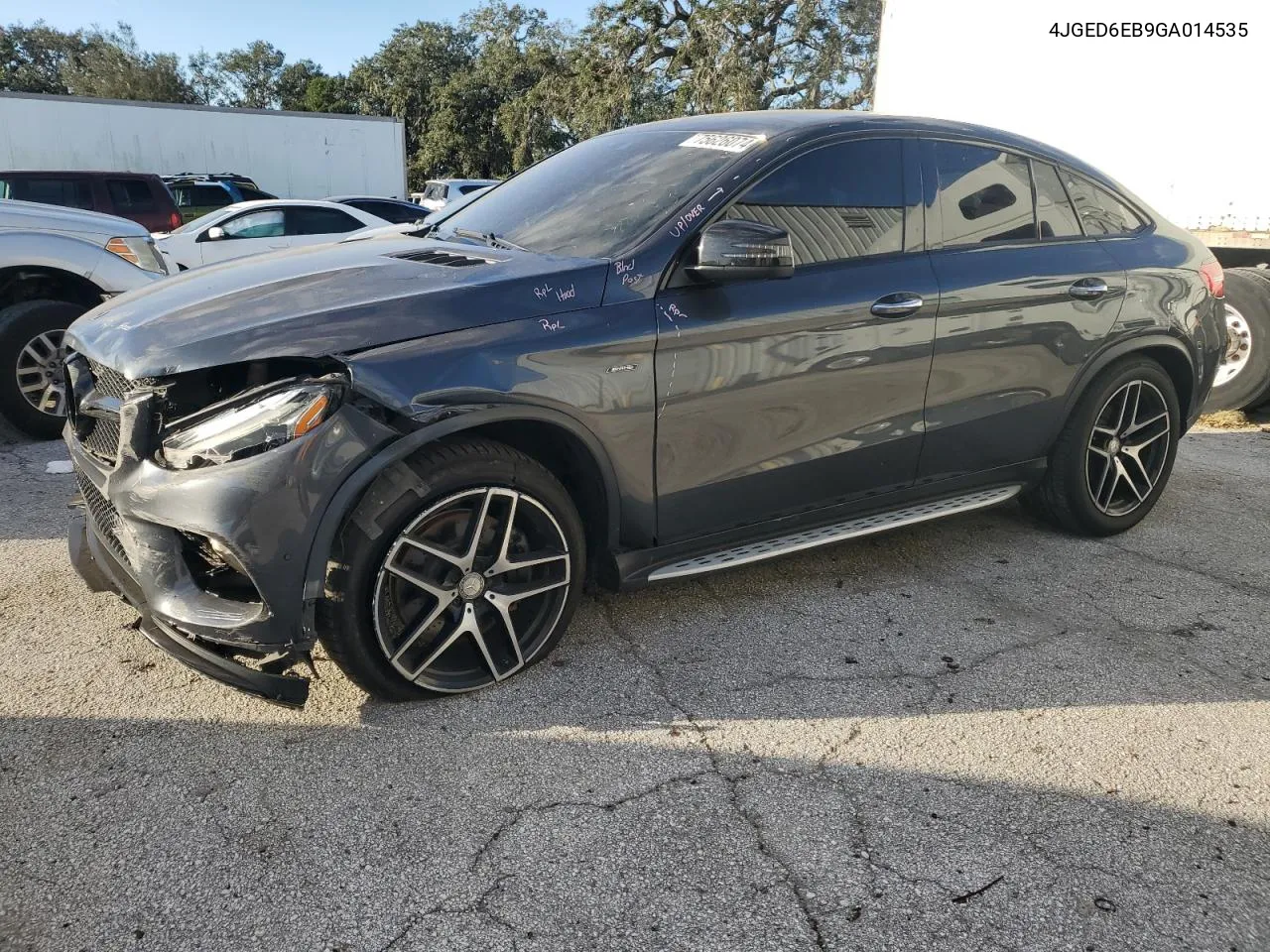 2016 Mercedes-Benz Gle Coupe 450 4Matic VIN: 4JGED6EB9GA014535 Lot: 75626074