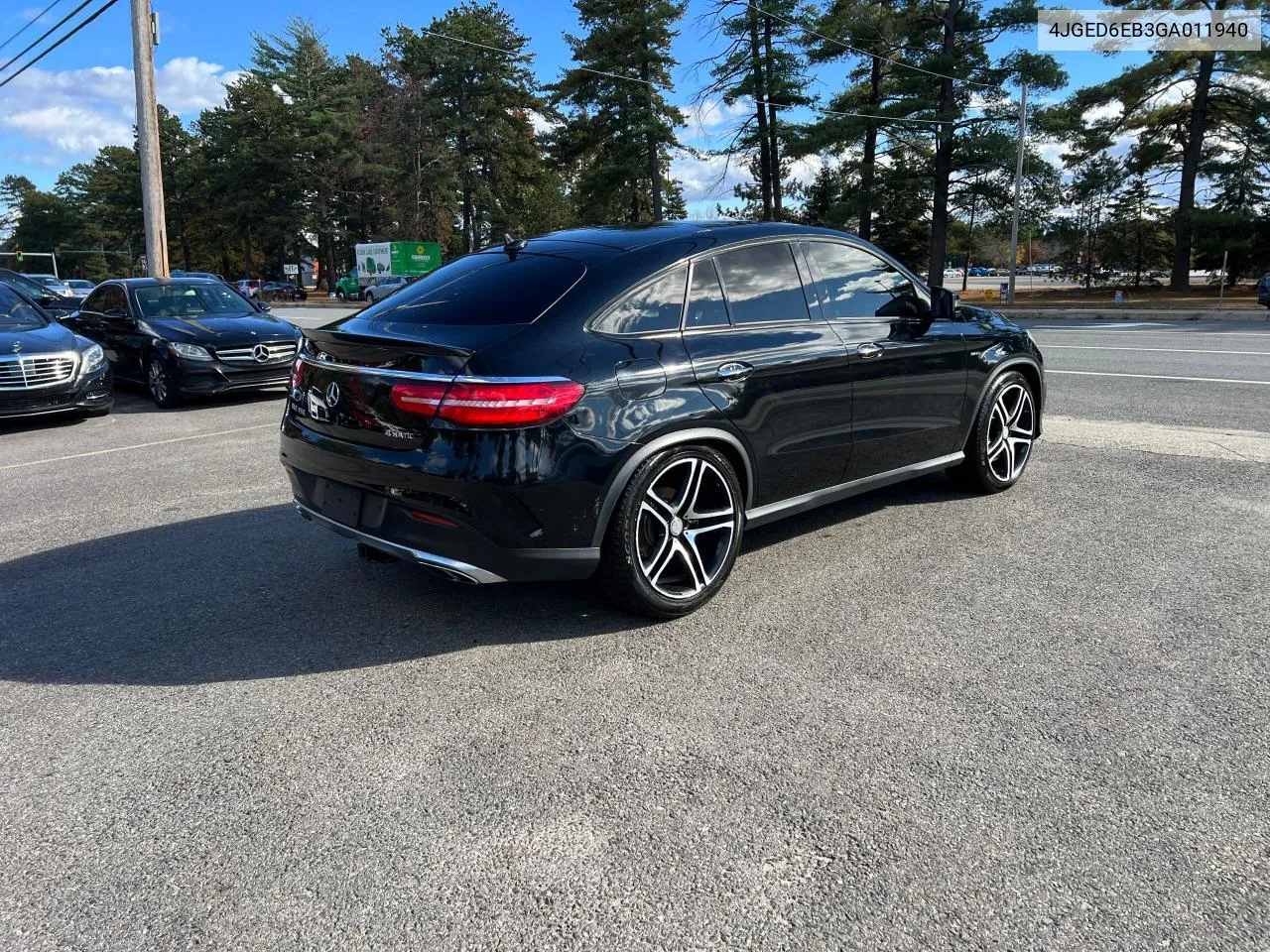 2016 Mercedes-Benz Gle Coupe 450 4Matic VIN: 4JGED6EB3GA011940 Lot: 75710484