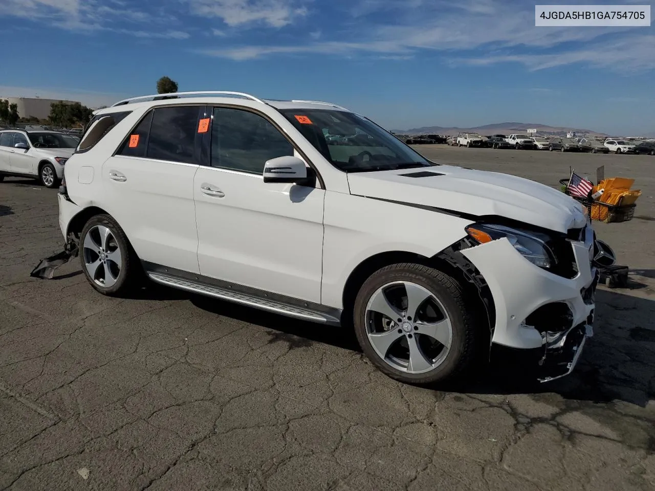 2016 Mercedes-Benz Gle 350 4Matic VIN: 4JGDA5HB1GA754705 Lot: 75726074