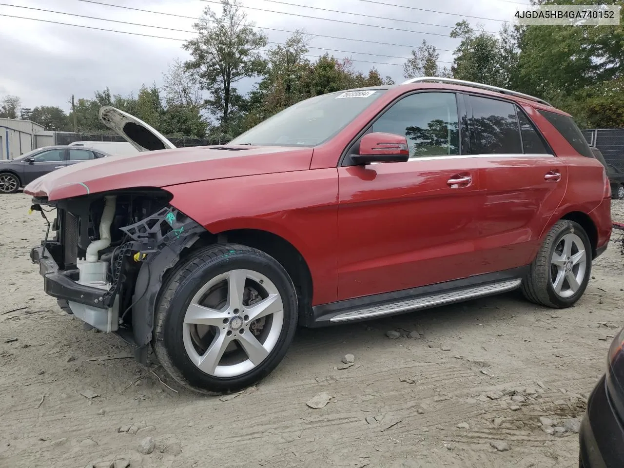 2016 Mercedes-Benz Gle 350 4Matic VIN: 4JGDA5HB4GA740152 Lot: 76035684