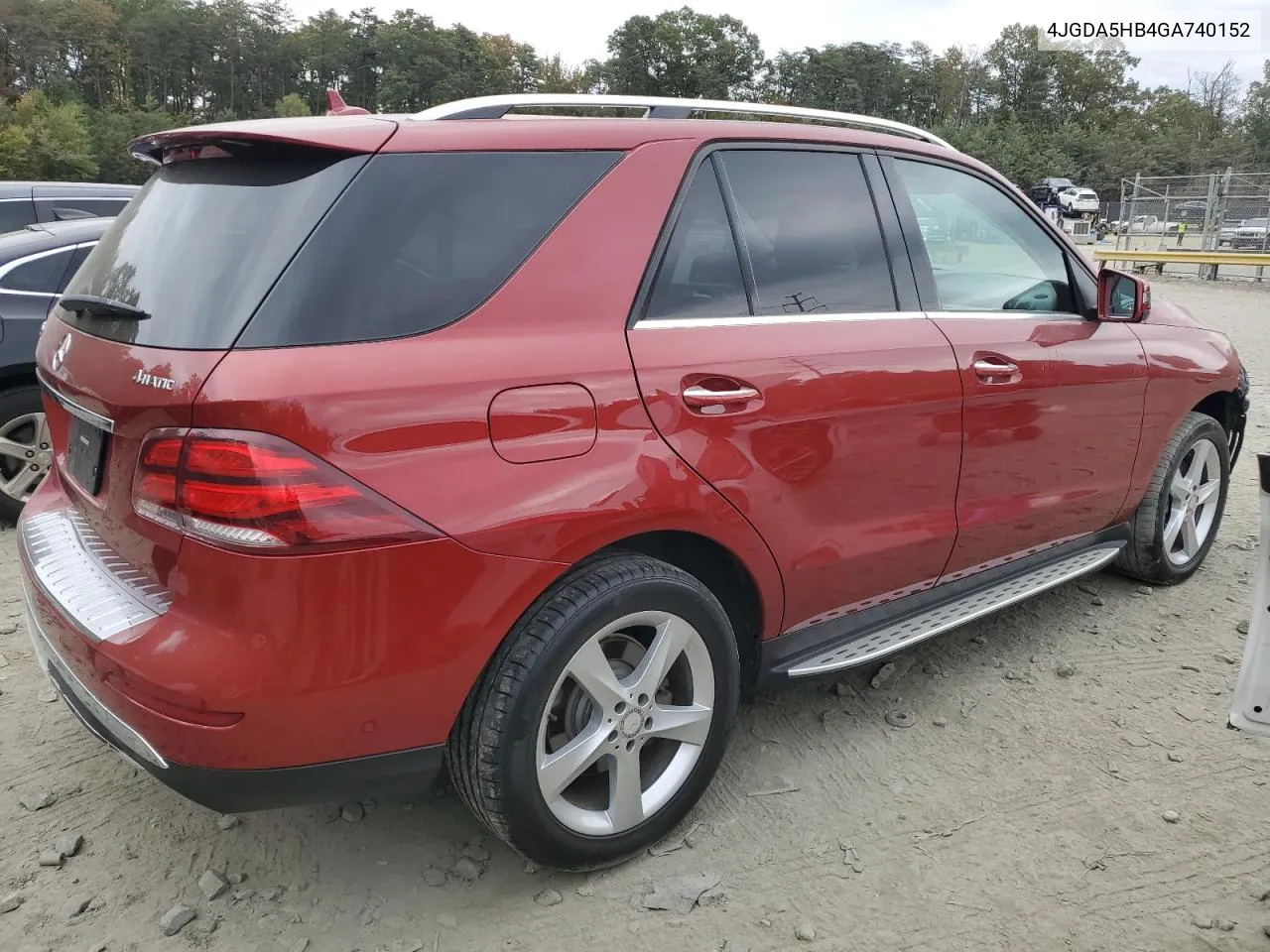 2016 Mercedes-Benz Gle 350 4Matic VIN: 4JGDA5HB4GA740152 Lot: 76035684