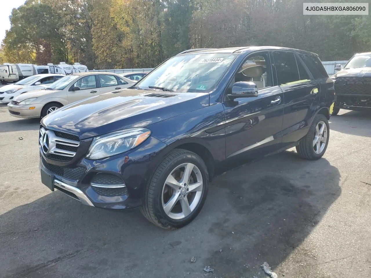 2016 Mercedes-Benz Gle 350 4Matic VIN: 4JGDA5HBXGA806090 Lot: 76316434