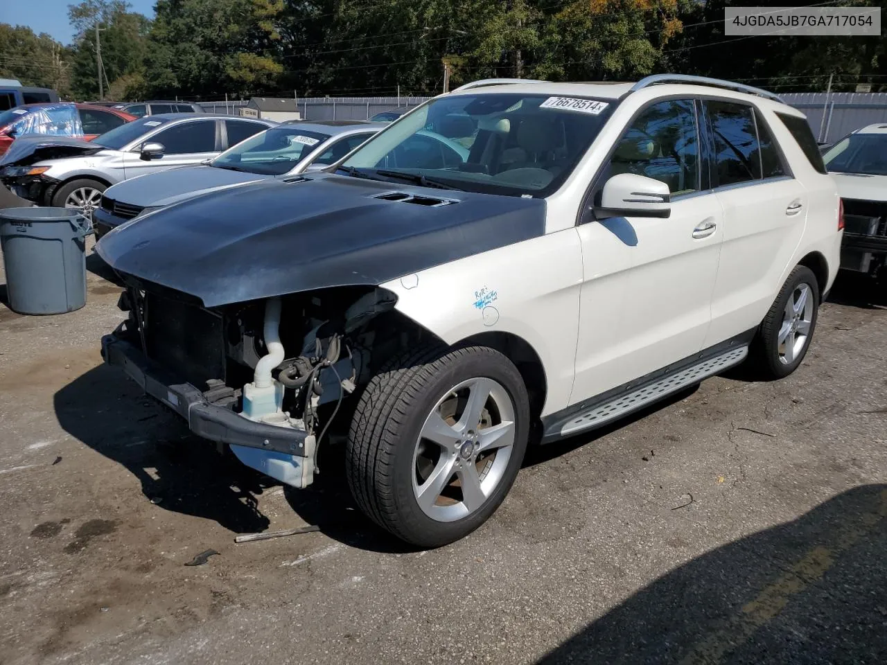 2016 Mercedes-Benz Gle 350 VIN: 4JGDA5JB7GA717054 Lot: 76678514