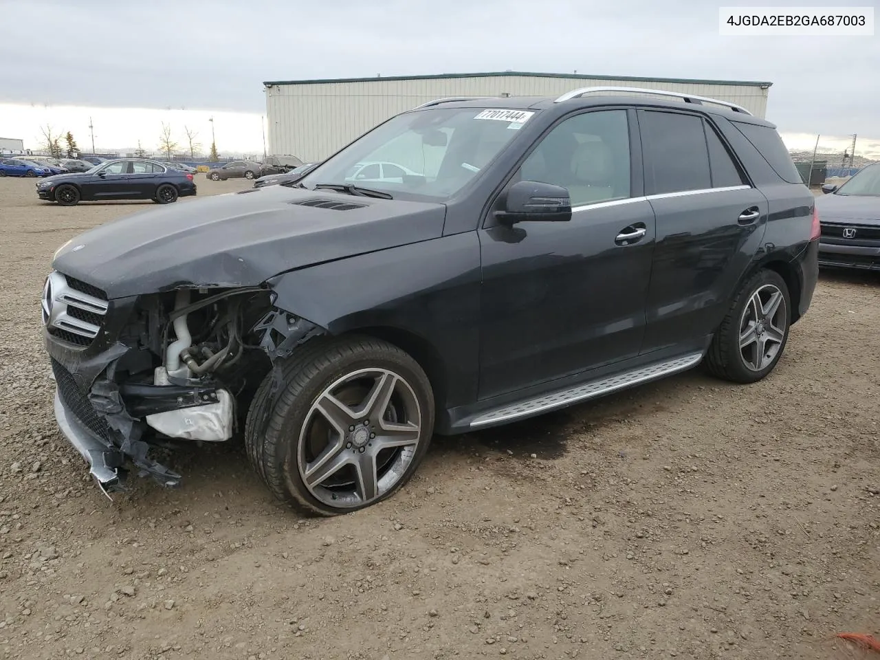 2016 Mercedes-Benz Gle 350D 4Matic VIN: 4JGDA2EB2GA687003 Lot: 77017444