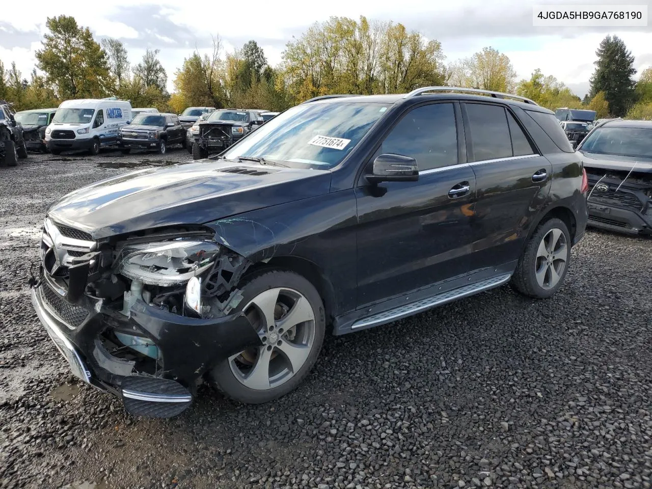 2016 Mercedes-Benz Gle 350 4Matic VIN: 4JGDA5HB9GA768190 Lot: 77751674