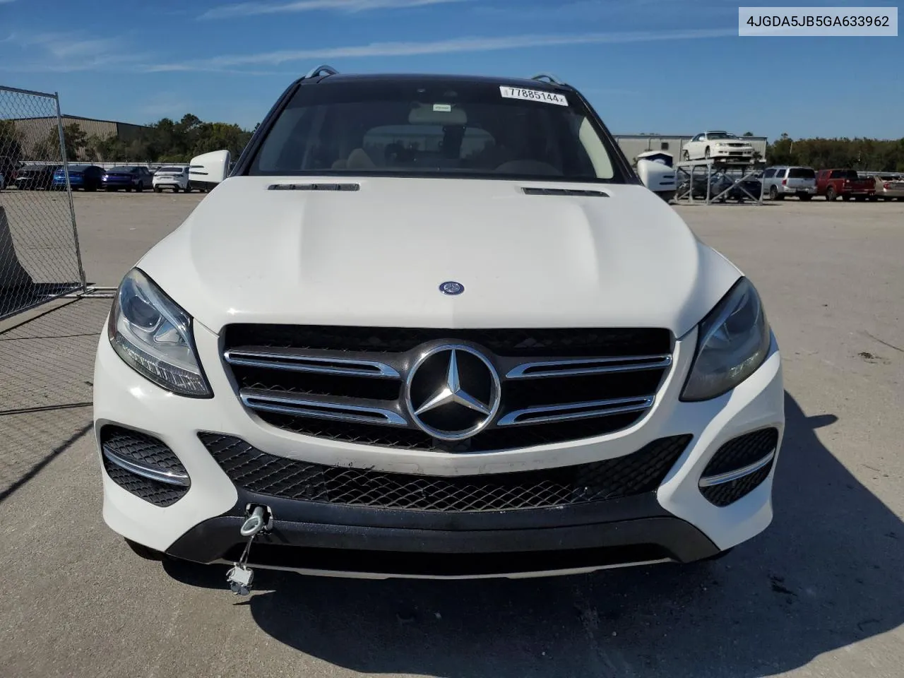 2016 Mercedes-Benz Gle 350 VIN: 4JGDA5JB5GA633962 Lot: 77885144