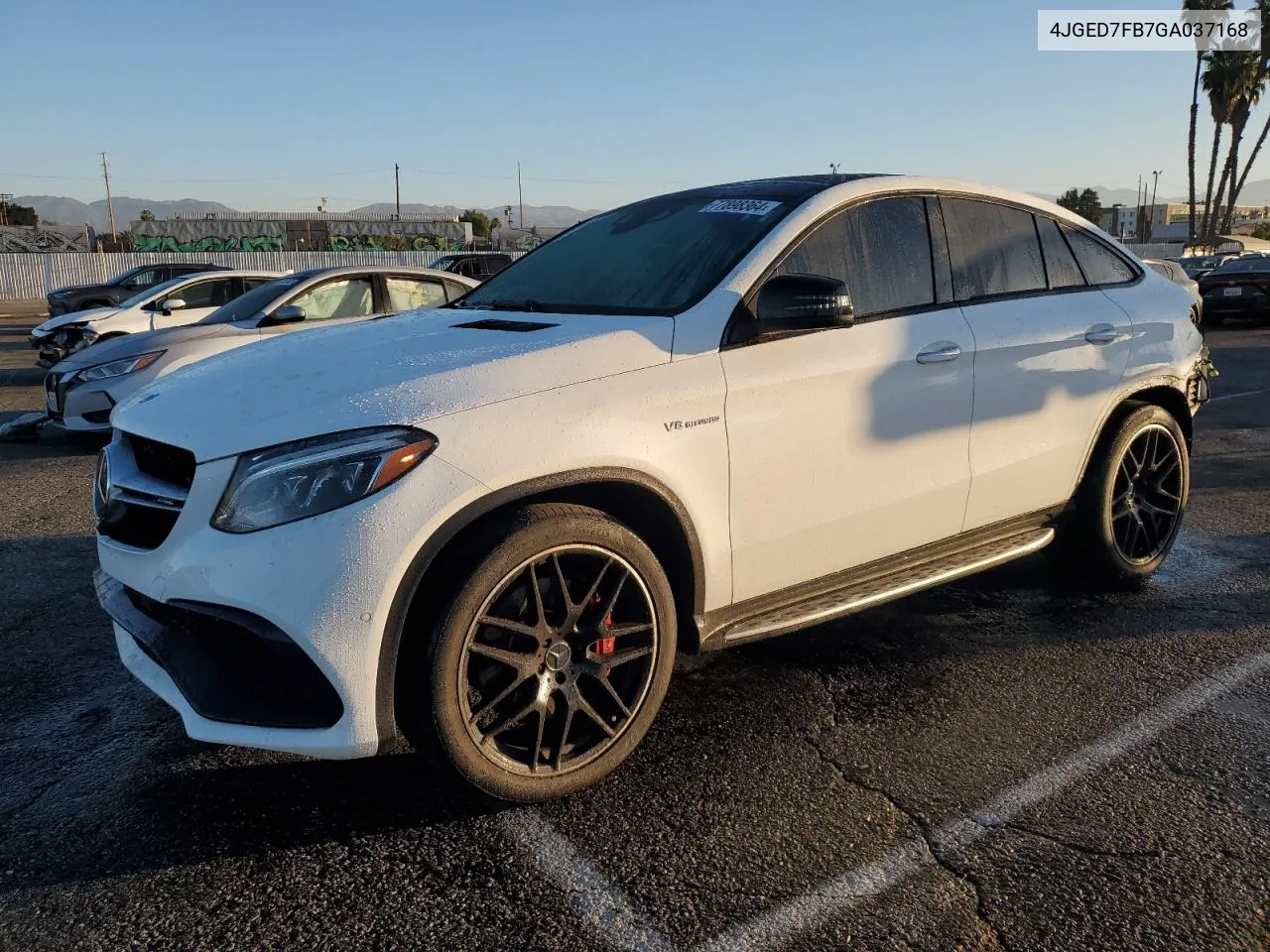 2016 Mercedes-Benz Gle Coupe 63 Amg-S VIN: 4JGED7FB7GA037168 Lot: 77898364