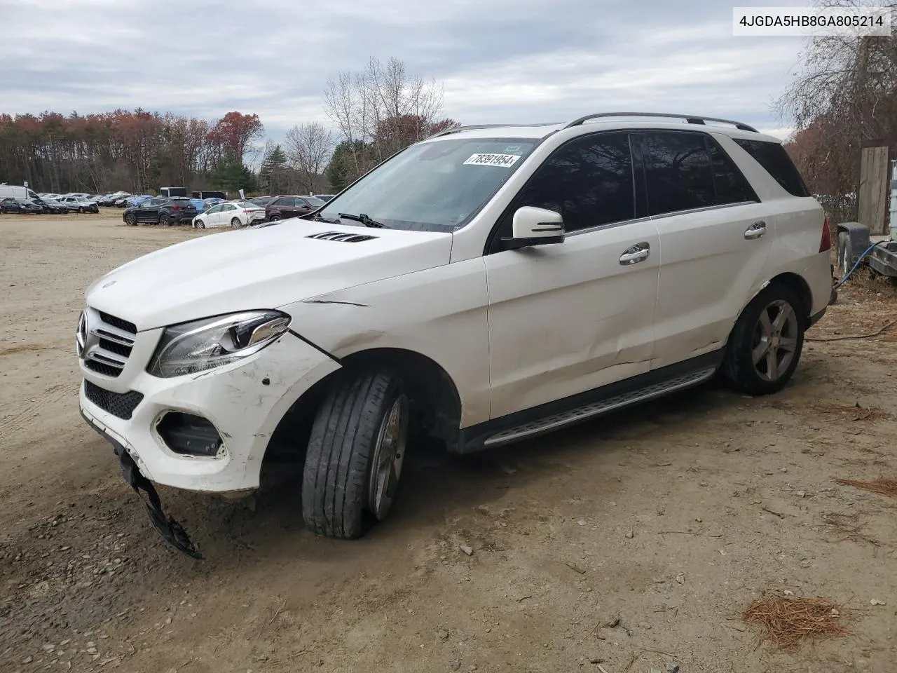 2016 Mercedes-Benz Gle 350 4Matic VIN: 4JGDA5HB8GA805214 Lot: 78391954