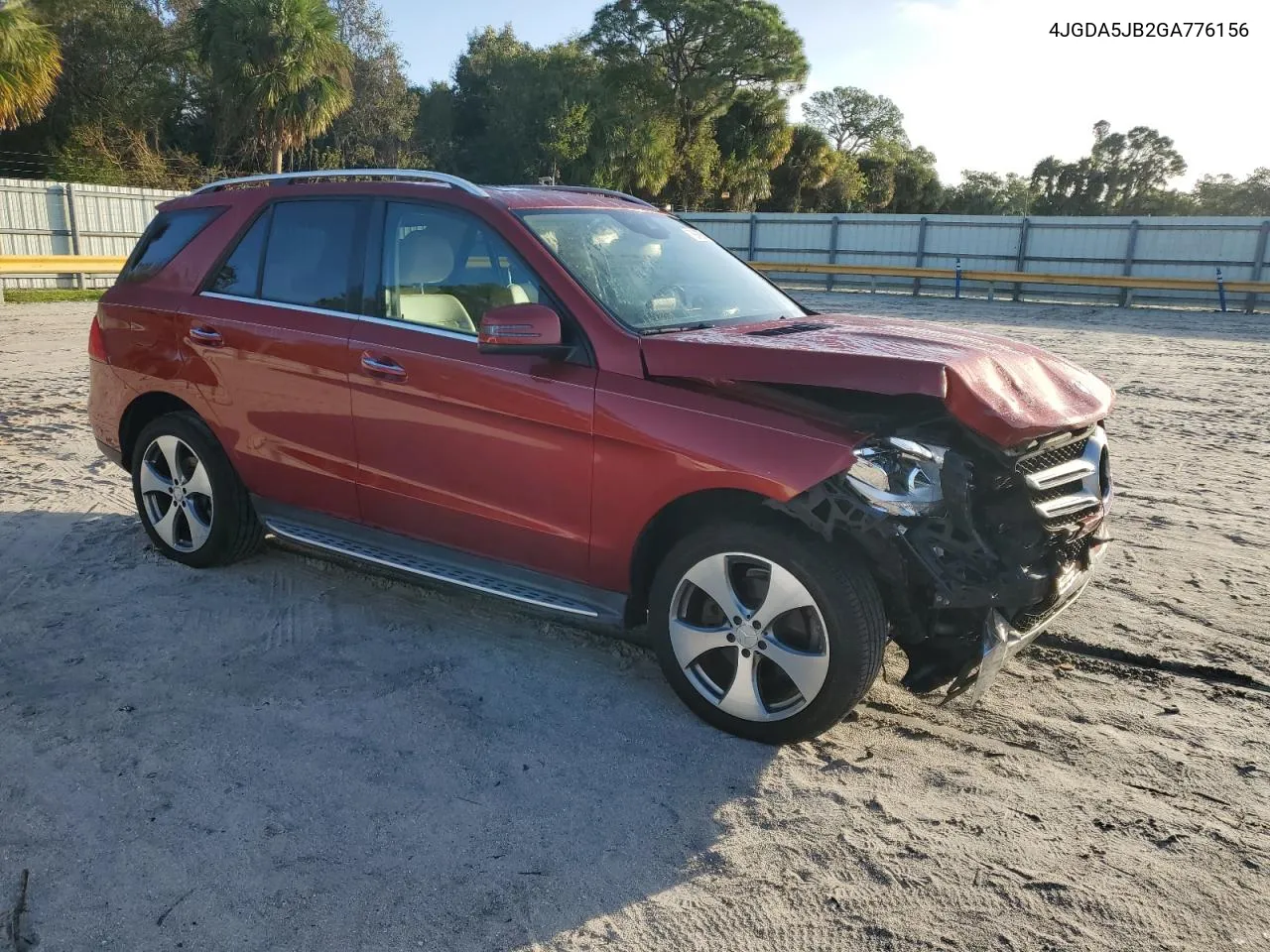 2016 Mercedes-Benz Gle 350 VIN: 4JGDA5JB2GA776156 Lot: 78945284