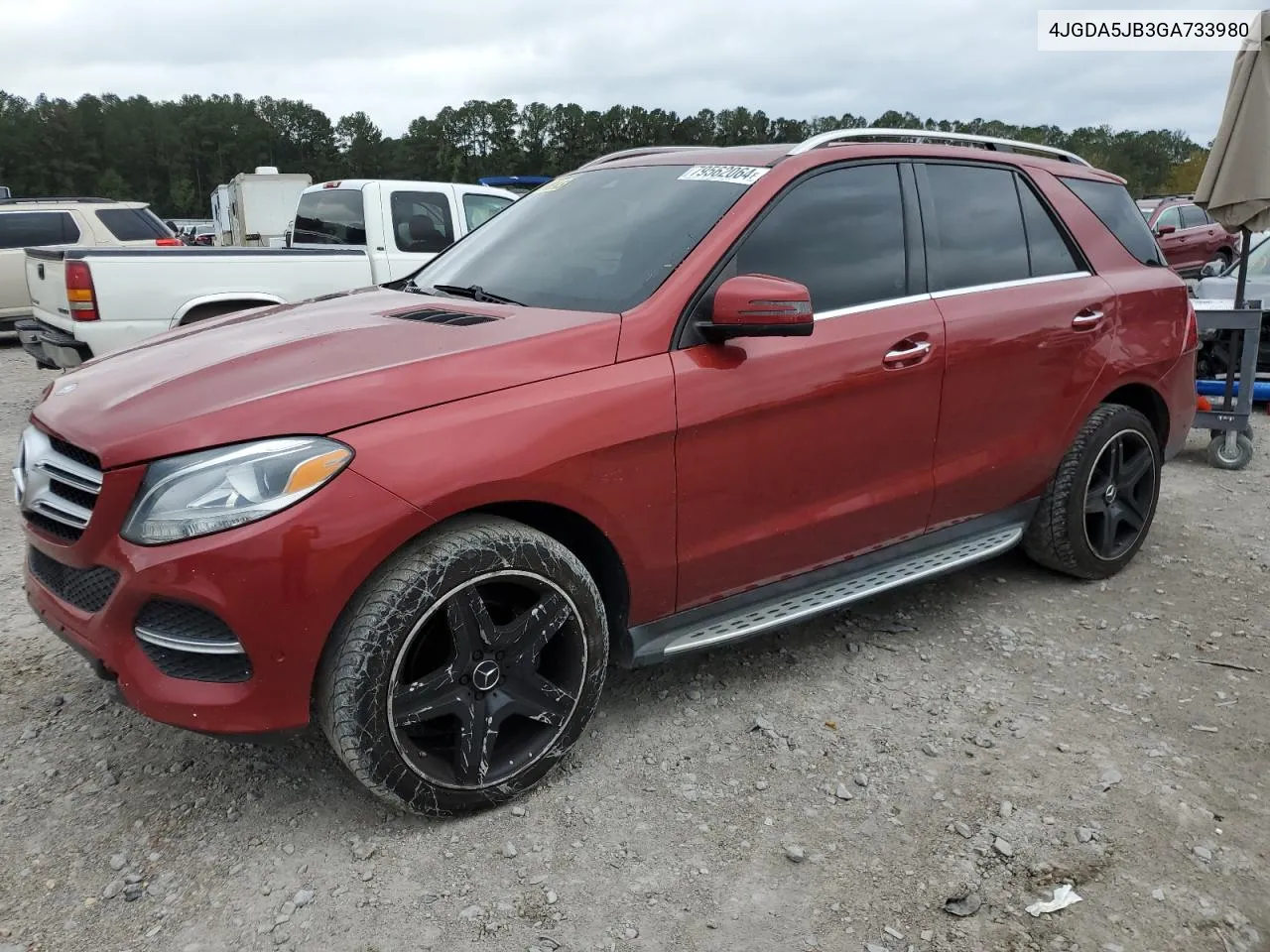 2016 Mercedes-Benz Gle 350 VIN: 4JGDA5JB3GA733980 Lot: 79562064