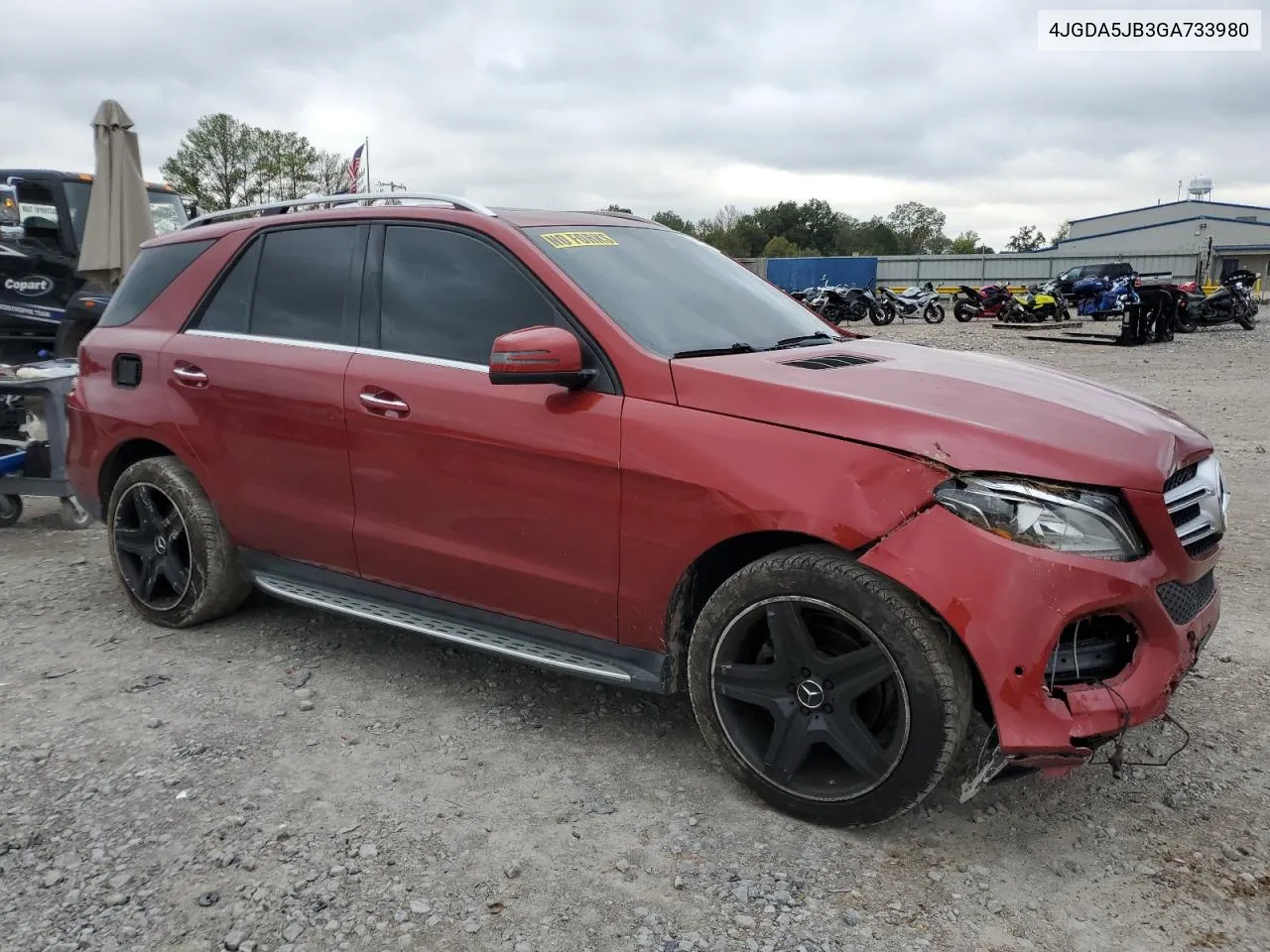 2016 Mercedes-Benz Gle 350 VIN: 4JGDA5JB3GA733980 Lot: 79562064