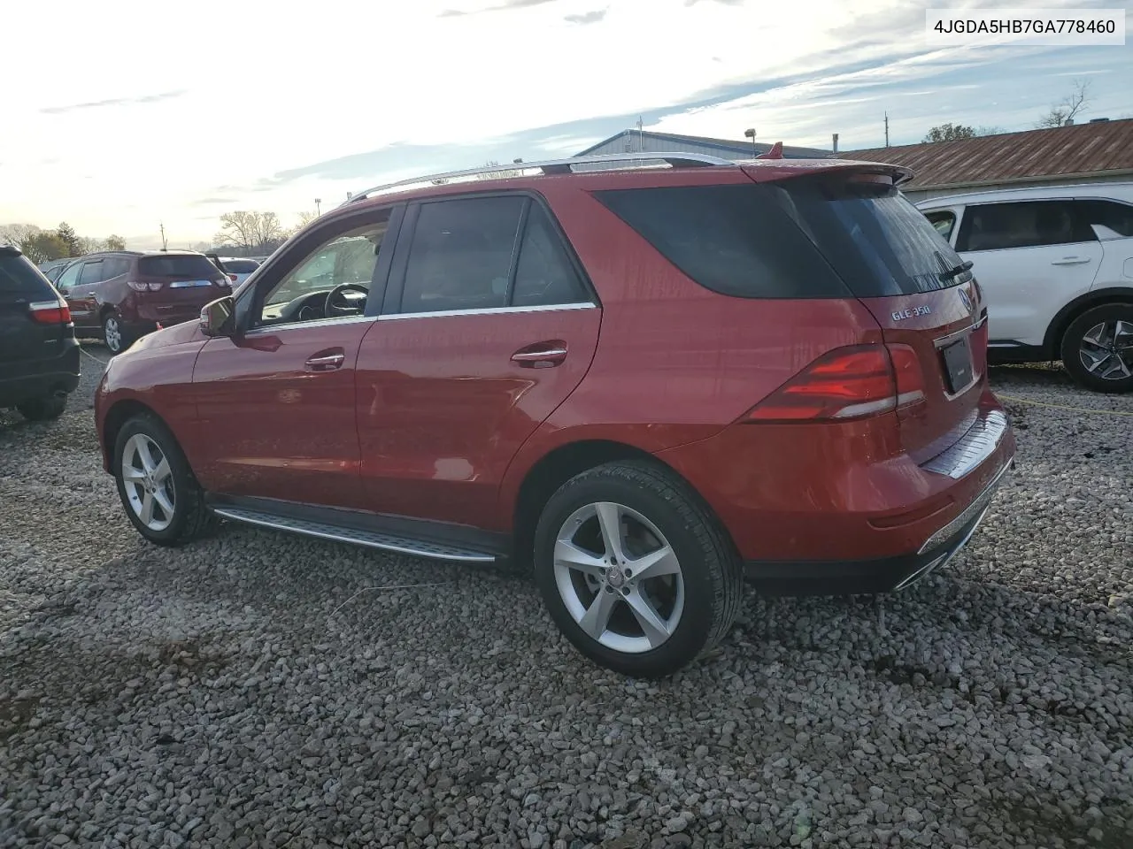 2016 Mercedes-Benz Gle 350 4Matic VIN: 4JGDA5HB7GA778460 Lot: 79620794