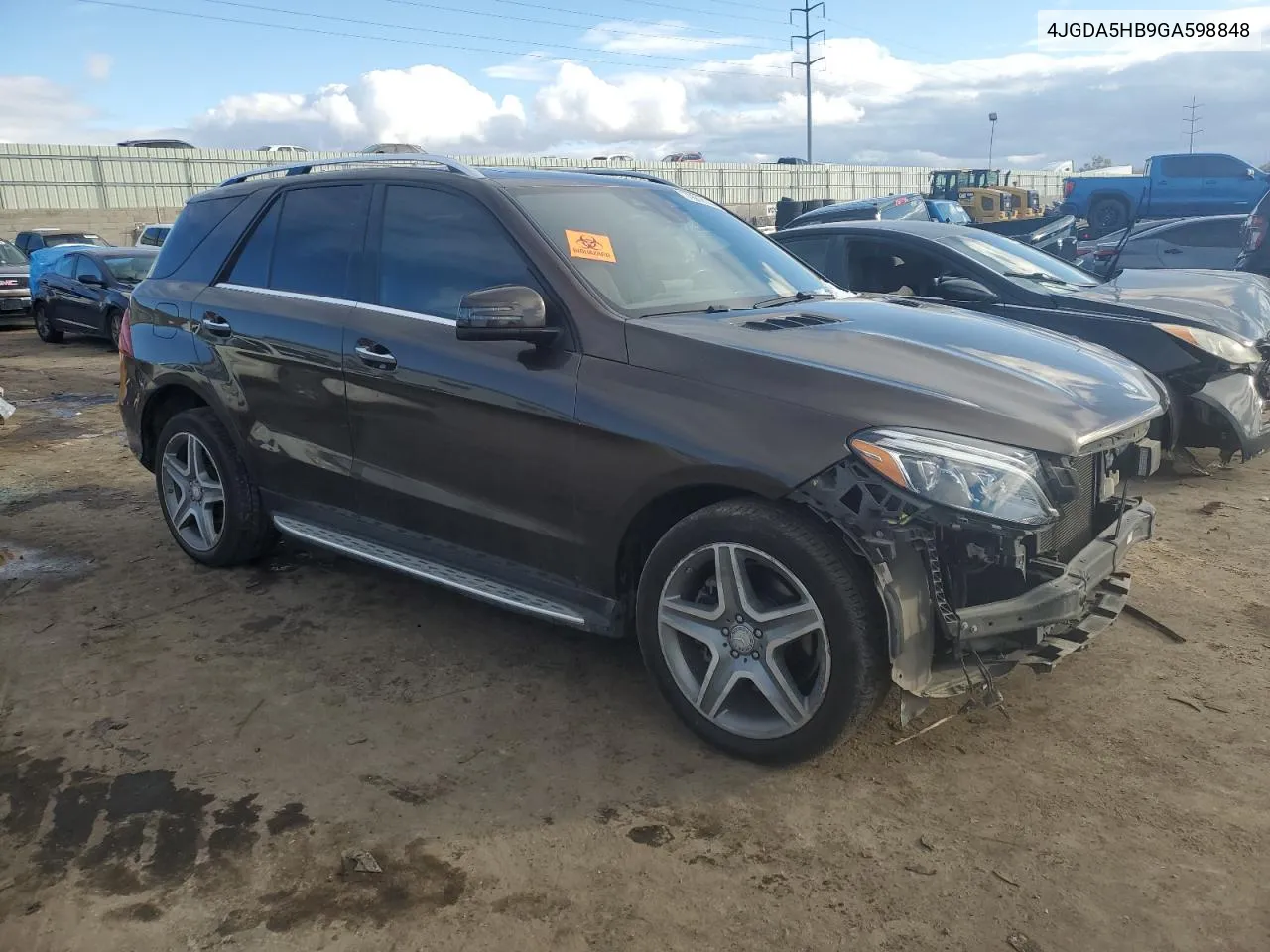 2016 Mercedes-Benz Gle 350 4Matic VIN: 4JGDA5HB9GA598848 Lot: 79972144