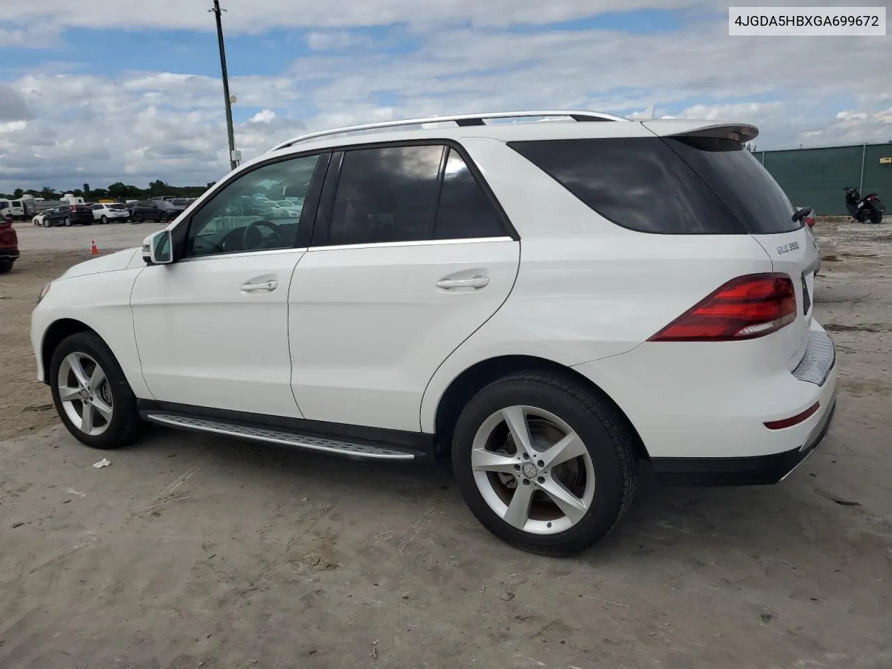 2016 Mercedes-Benz Gle 350 4Matic VIN: 4JGDA5HBXGA699672 Lot: 80316554