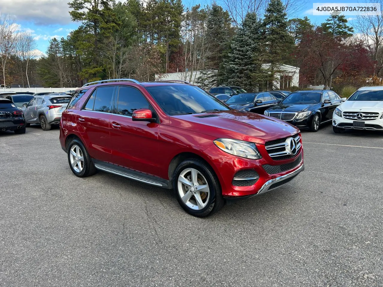 2016 Mercedes-Benz Gle 350 VIN: 4JGDA5JB7GA722836 Lot: 80588164