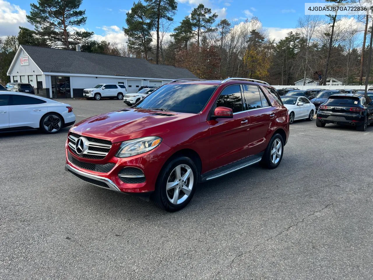 2016 Mercedes-Benz Gle 350 VIN: 4JGDA5JB7GA722836 Lot: 80588164