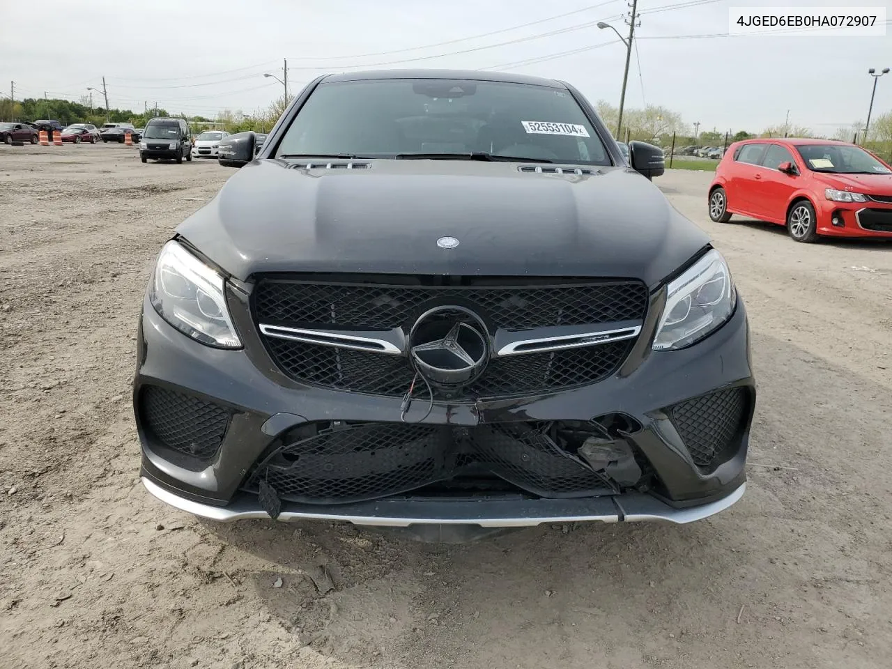 2017 Mercedes-Benz Gle Coupe 43 Amg VIN: 4JGED6EB0HA072907 Lot: 52553104