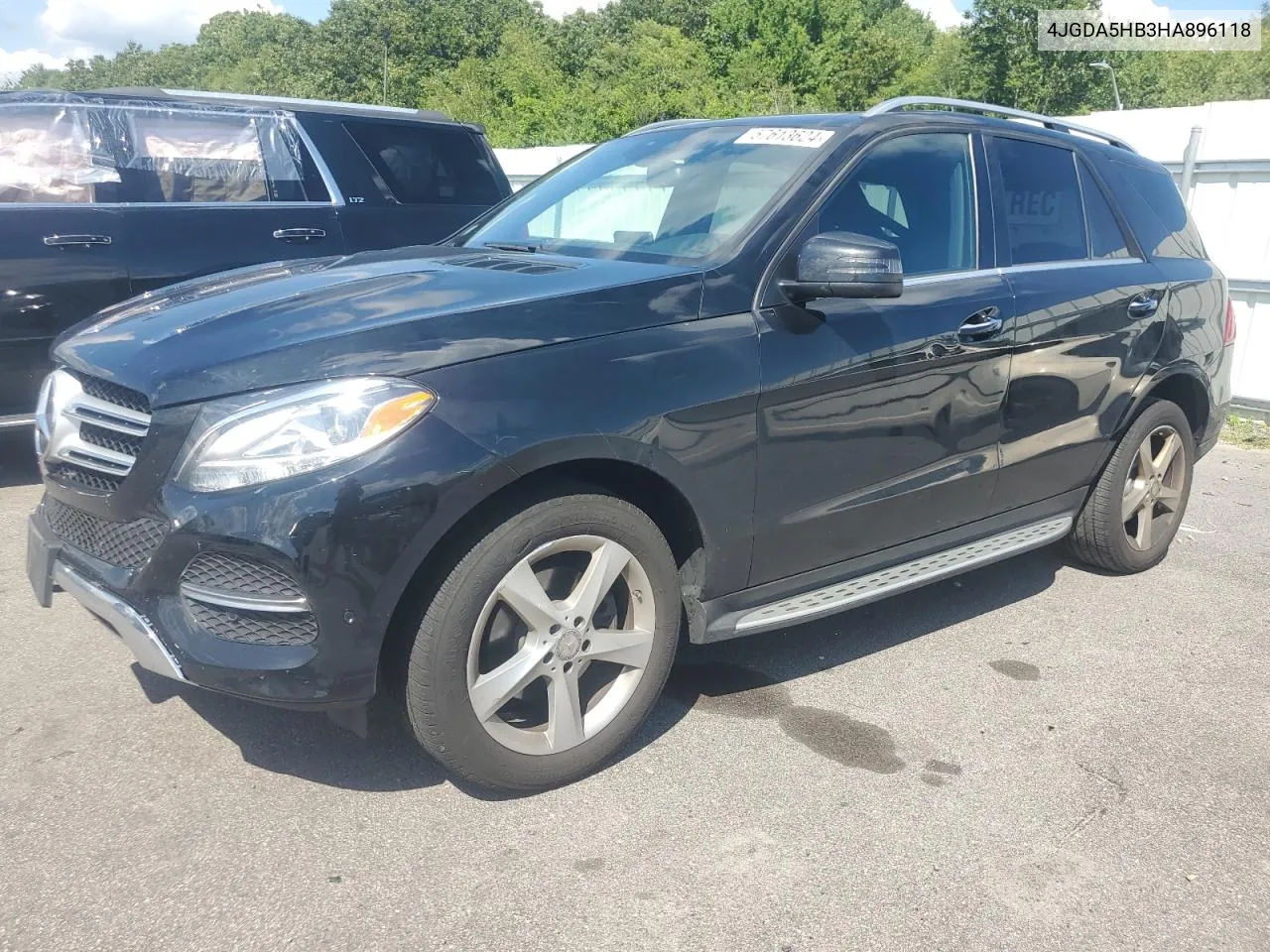 2017 Mercedes-Benz Gle 350 4Matic VIN: 4JGDA5HB3HA896118 Lot: 57613624