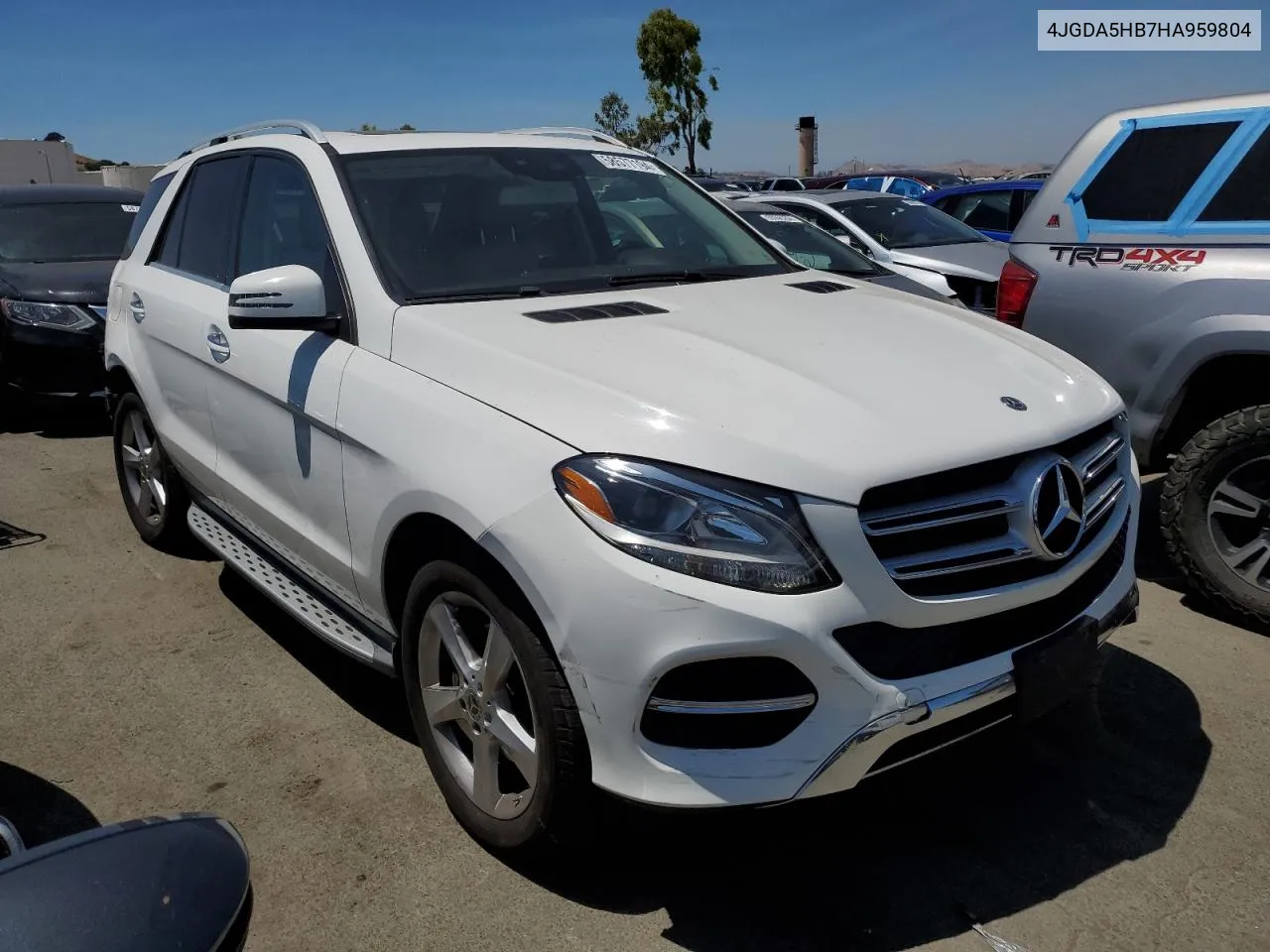 2017 Mercedes-Benz Gle 350 4Matic VIN: 4JGDA5HB7HA959804 Lot: 58577194