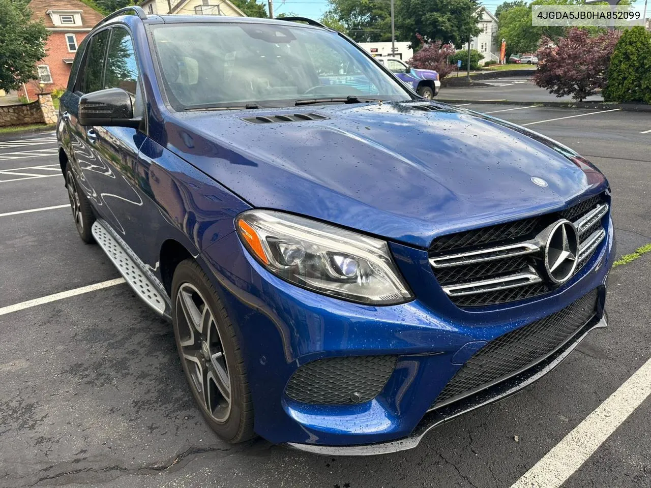 2017 Mercedes-Benz Gle 350 VIN: 4JGDA5JB0HA852099 Lot: 61199064