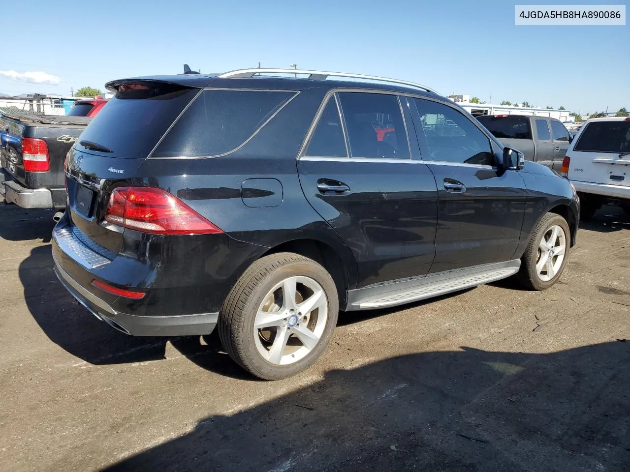 2017 Mercedes-Benz Gle 350 4Matic VIN: 4JGDA5HB8HA890086 Lot: 61825974