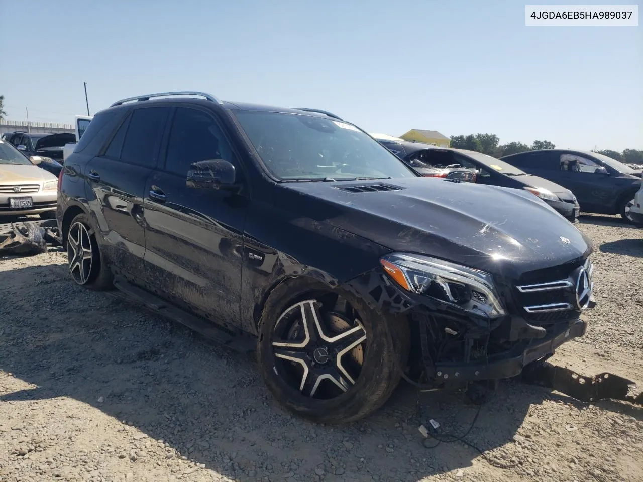 2017 Mercedes-Benz Gle 43 Amg VIN: 4JGDA6EB5HA989037 Lot: 62131904