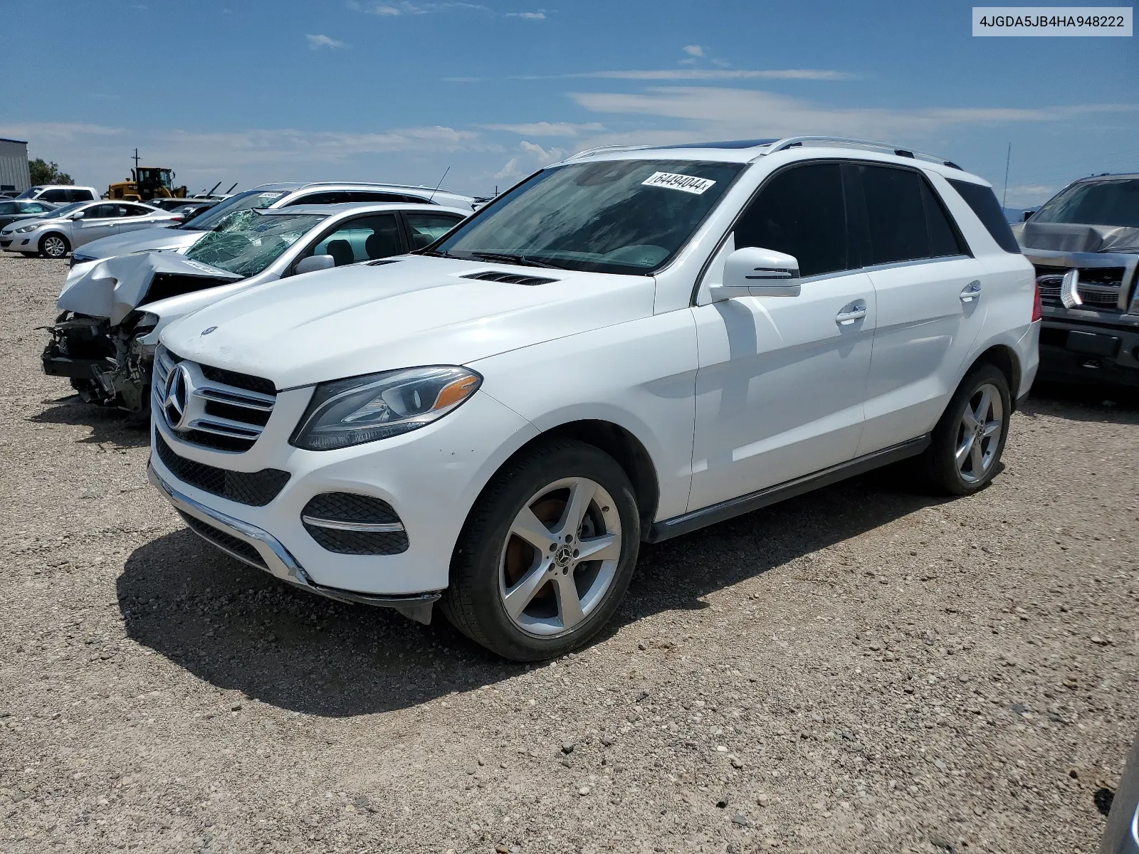 2017 Mercedes-Benz Gle 350 VIN: 4JGDA5JB4HA948222 Lot: 64494044