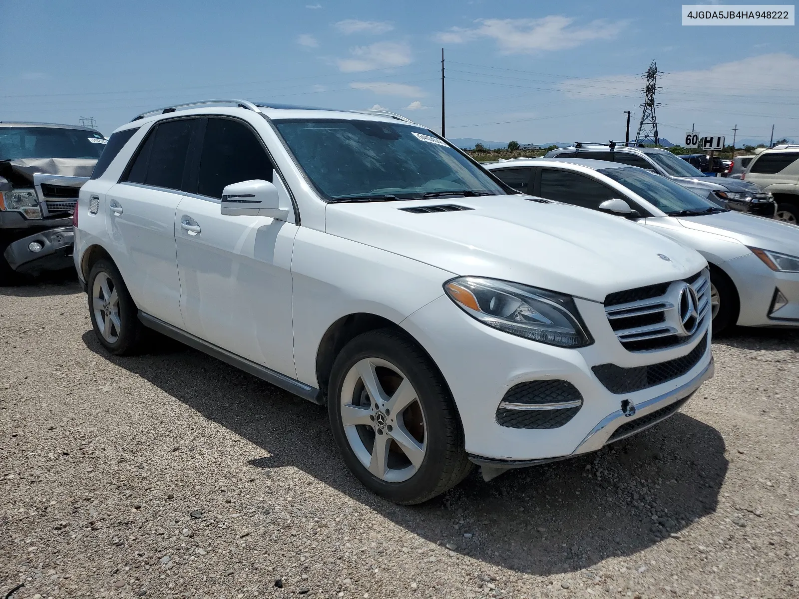 2017 Mercedes-Benz Gle 350 VIN: 4JGDA5JB4HA948222 Lot: 64494044