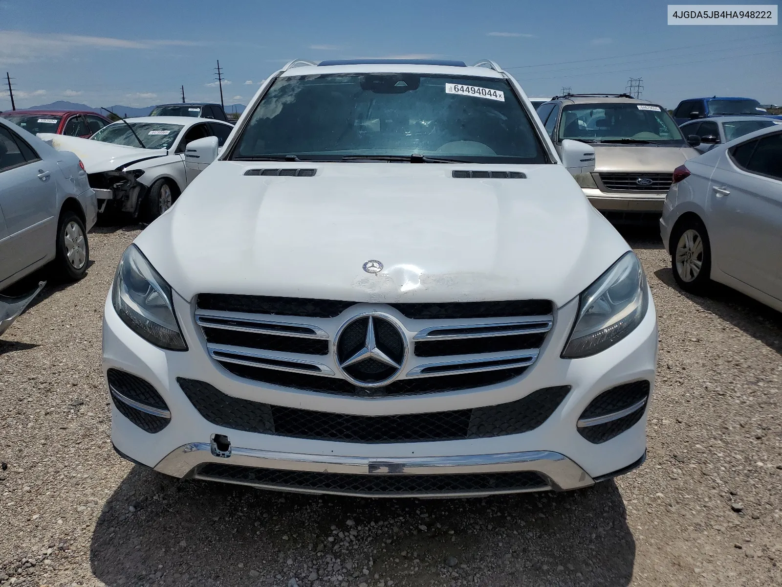 2017 Mercedes-Benz Gle 350 VIN: 4JGDA5JB4HA948222 Lot: 64494044