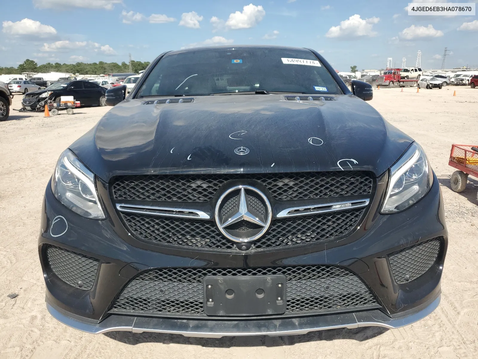 2017 Mercedes-Benz Gle Coupe 43 Amg VIN: 4JGED6EB3HA078670 Lot: 64997774