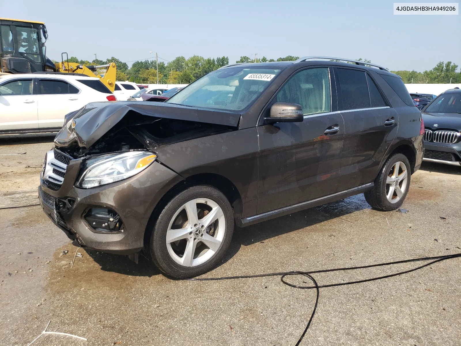 2017 Mercedes-Benz Gle 350 4Matic VIN: 4JGDA5HB3HA949206 Lot: 65535314