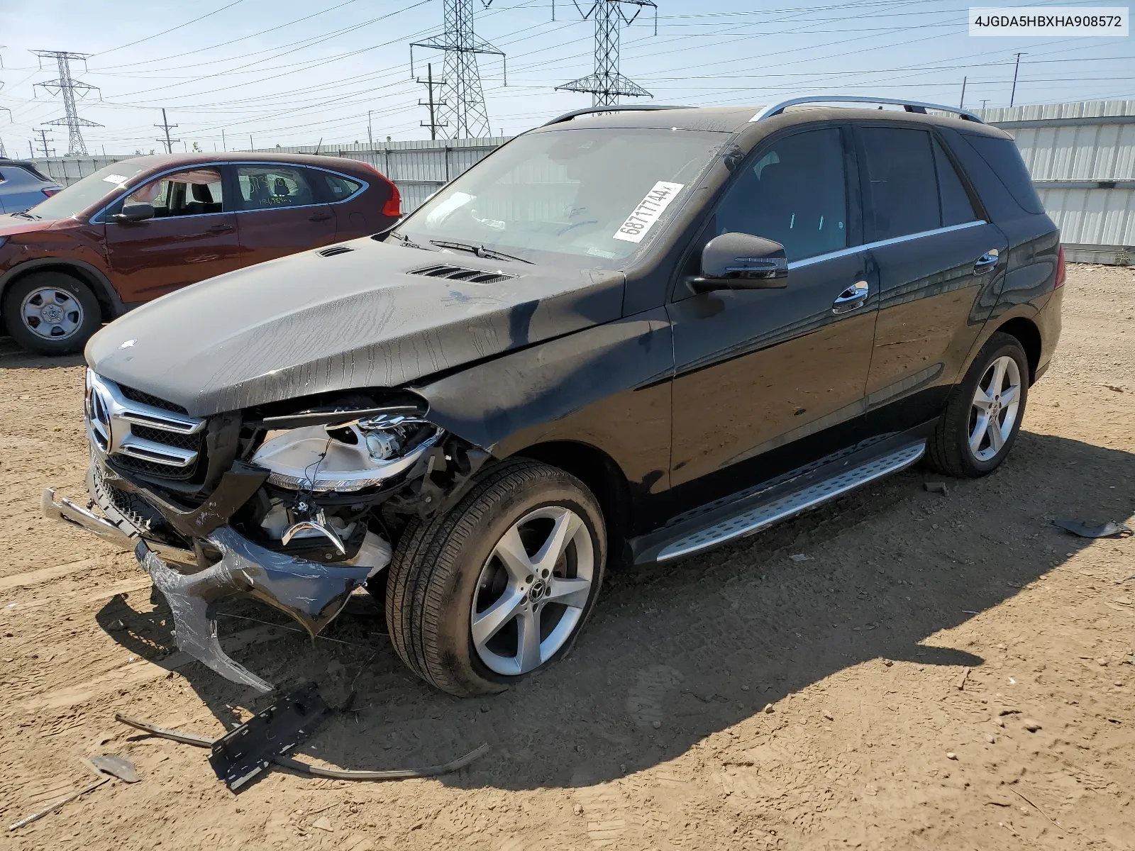 2017 Mercedes-Benz Gle 350 4Matic VIN: 4JGDA5HBXHA908572 Lot: 68717744