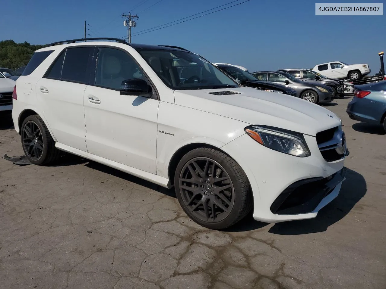 2017 Mercedes-Benz Gle 63 Amg 4Matic VIN: 4JGDA7EB2HA867807 Lot: 68904084