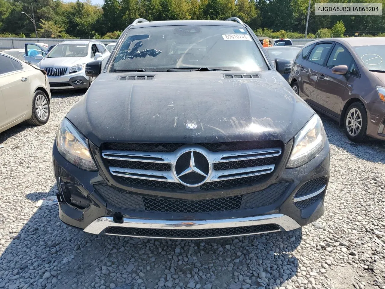 2017 Mercedes-Benz Gle 350 VIN: 4JGDA5JB3HA865204 Lot: 69010744