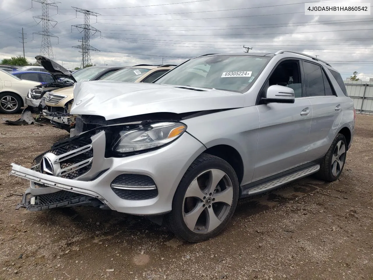 2017 Mercedes-Benz Gle 350 4Matic VIN: 4JGDA5HB1HA860542 Lot: 69305224