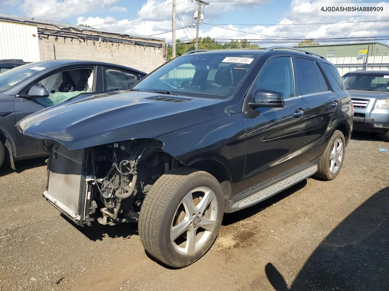 2017 Mercedes-Benz Gle 350 4Matic VIN: 4JGDA5HB5HA888909 Lot: 70597134